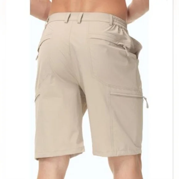 Libin Mens Cargo Hiking Shorts Water Resistant UPF 50 Sun Protection XXXL - Picture 4 of 16